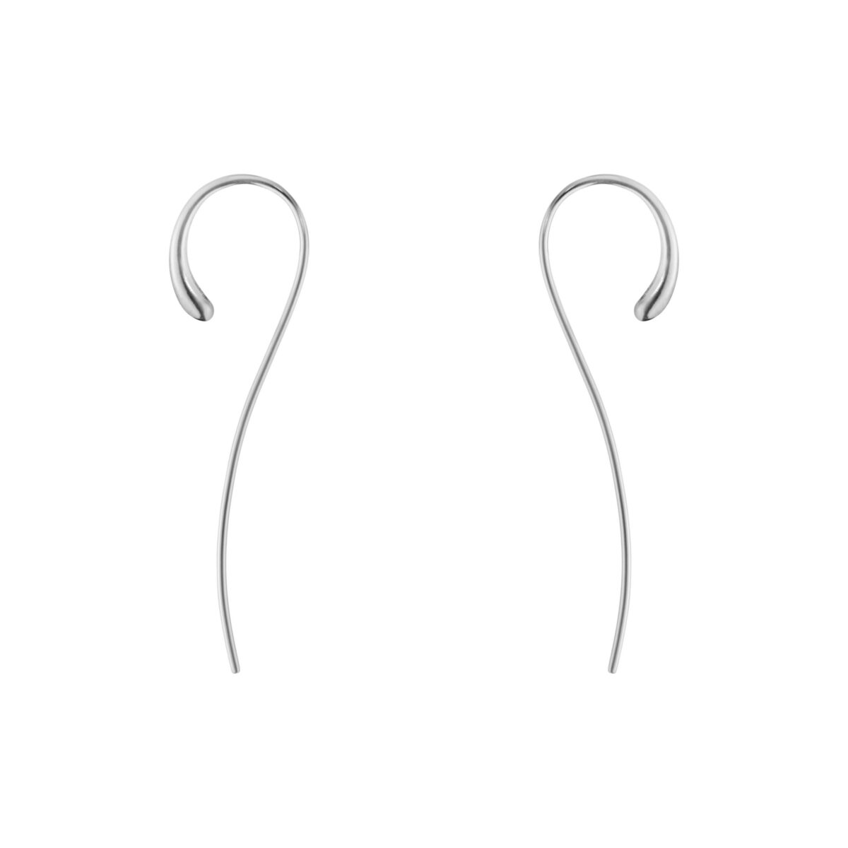 Mercy Long Threader Sterling Silver Earrings