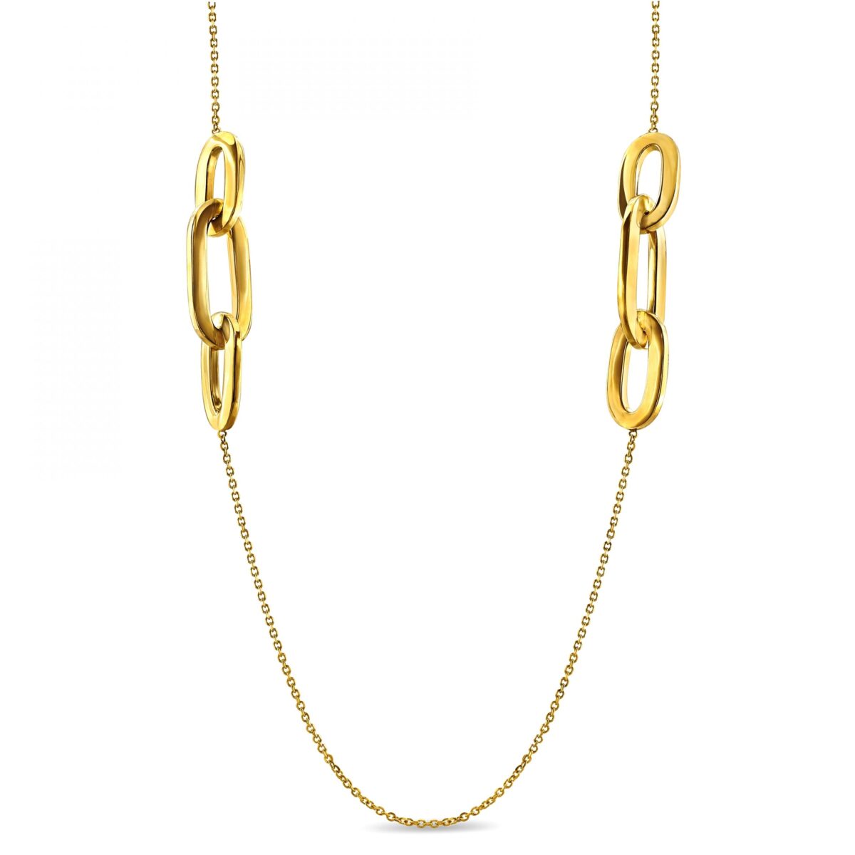 Giallo Yellow Gold Long Necklace