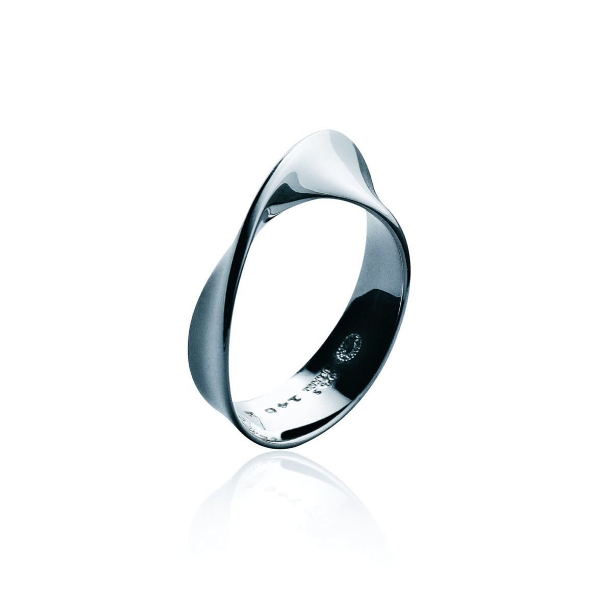 Moebius Sterling Silver Ring