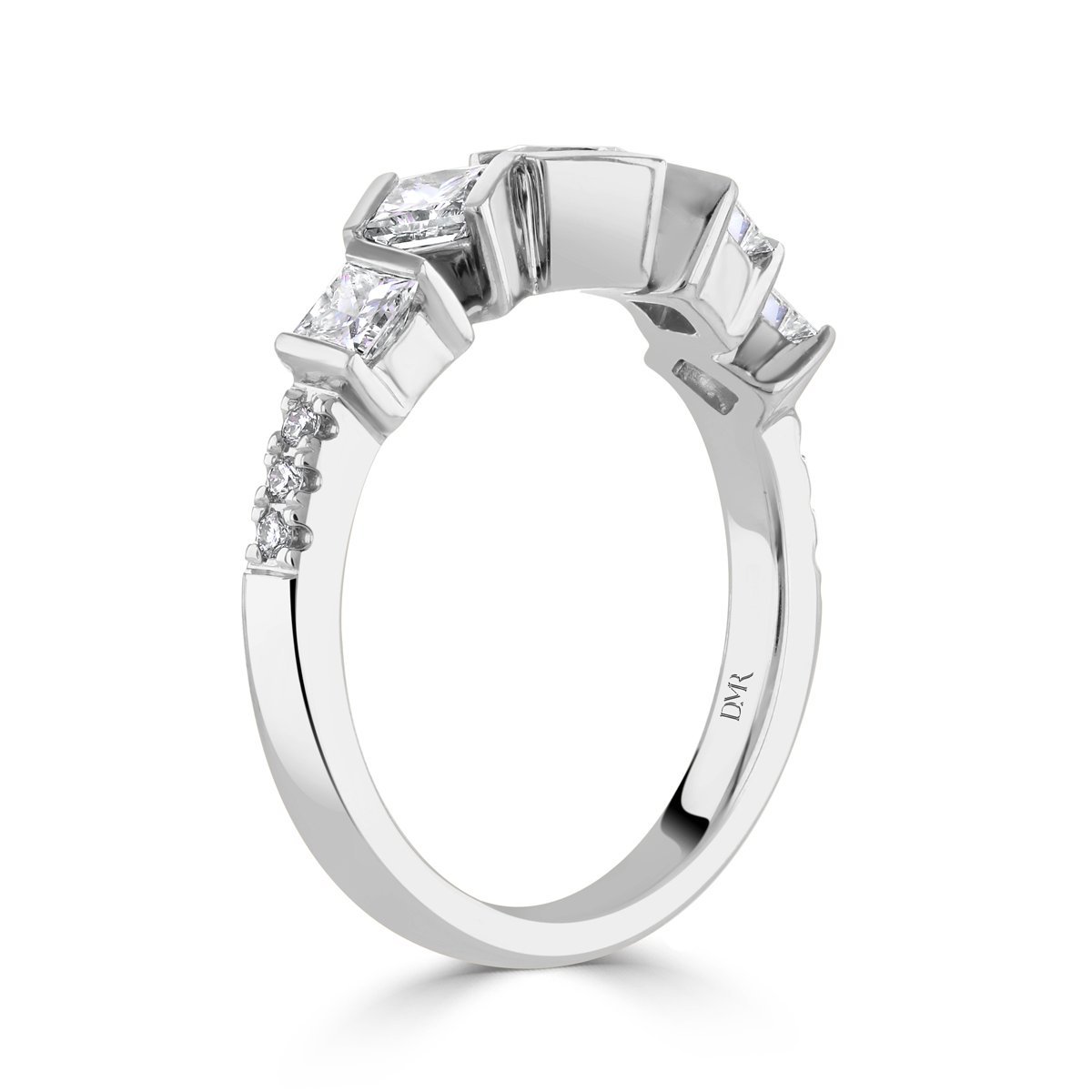 Hopscotch Platinum Diamond Ring
