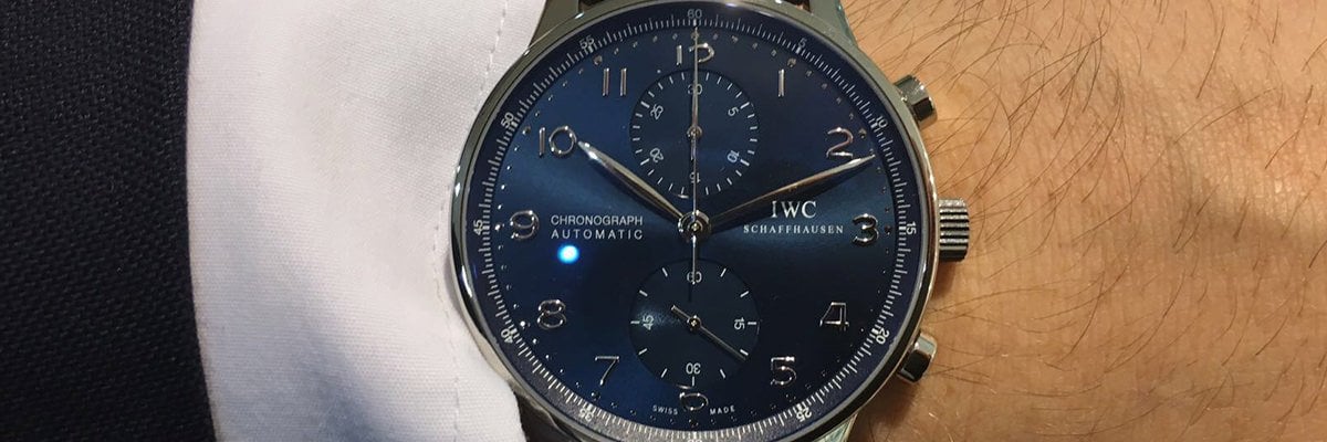 IWC’s new Portugieser Chronograph arrives at DMR