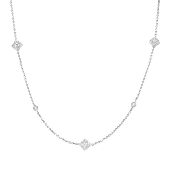 Josephine White Gold Diamond Necklace