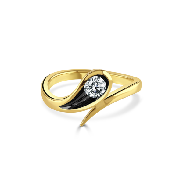 Stella Yellow Gold Diamond Ring