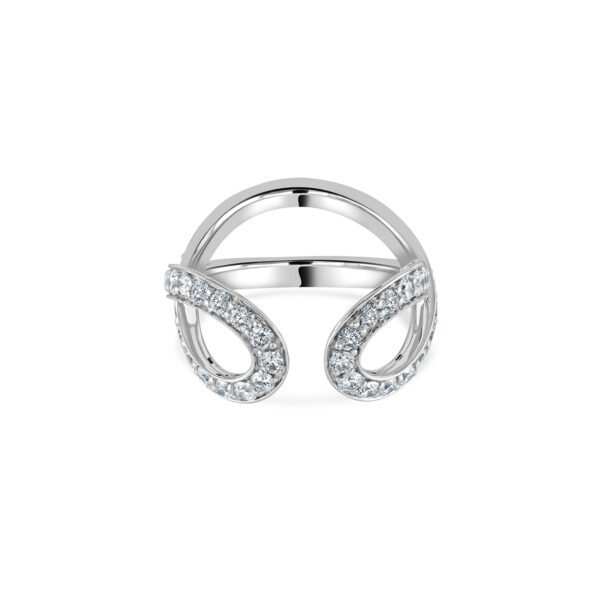 White Gold Diamond Infinity Ring