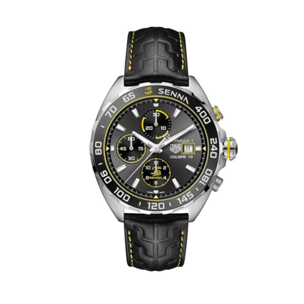 Formula 1 x Senna Steel Calibre 16 Automatic 44mm Watch