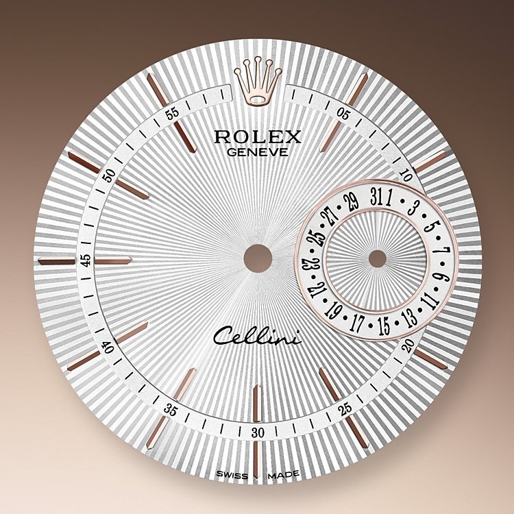 Silver dial