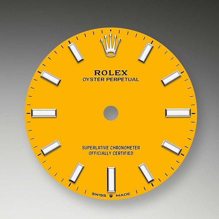 Yellow dial