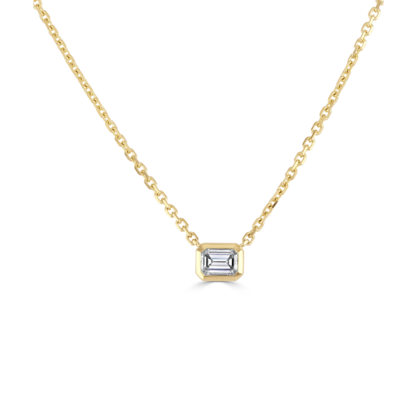 Cleo Yellow Gold Diamond Pendant
