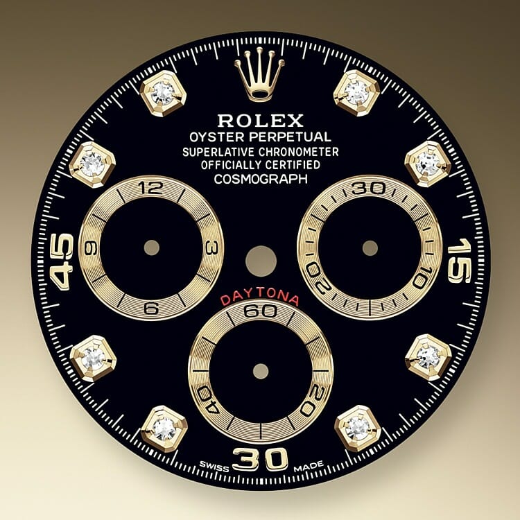 Black dial