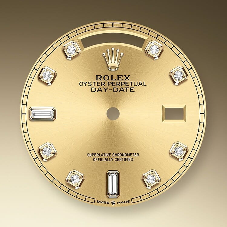 Champagne-colour dial