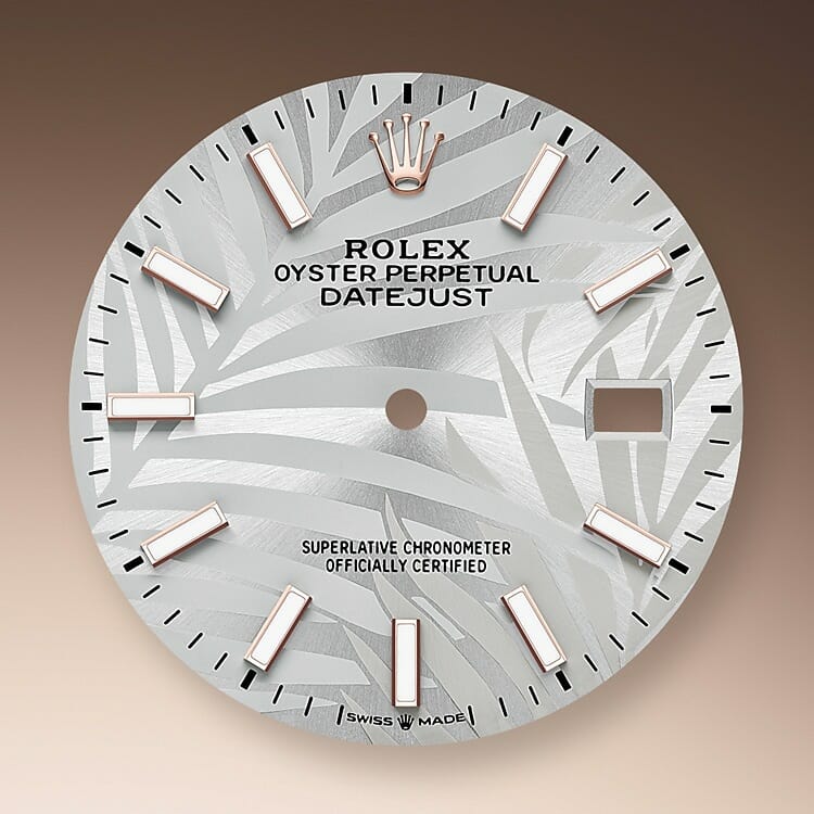 Silver dial
