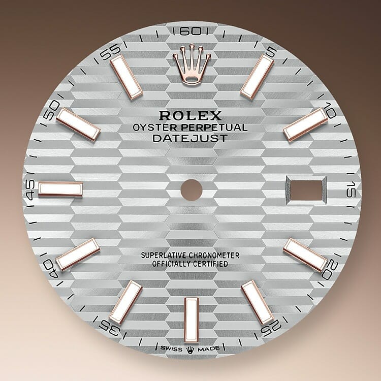 Silver dial