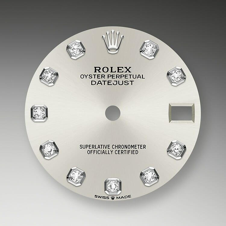 Silver dial