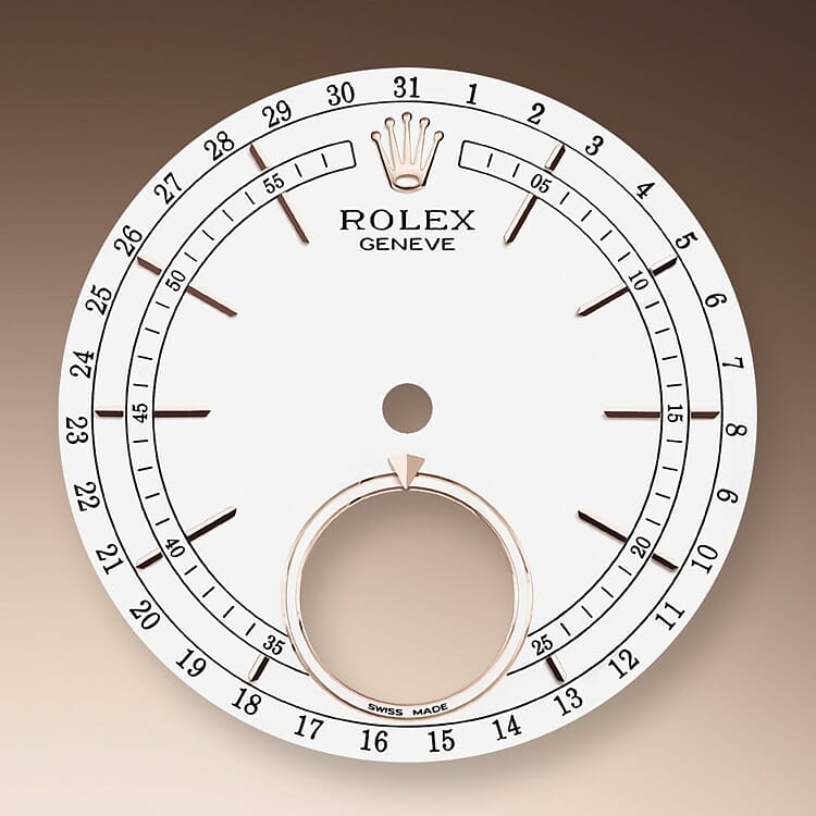White dial