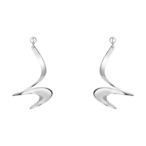 Möbius Sterling Silver Earrings