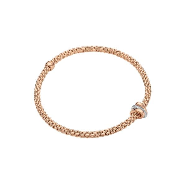 Flex'it 18ct Rose Gold Diamond Bracelet