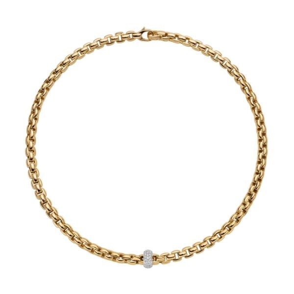 Eka Flex'it Yellow Gold Diamond Necklace