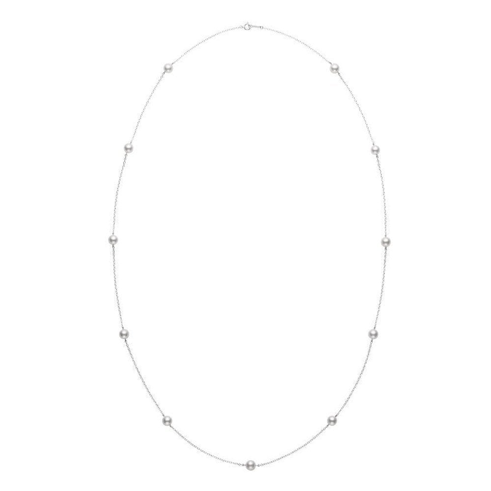 Akoya Cultured Pearl Chain Necklace