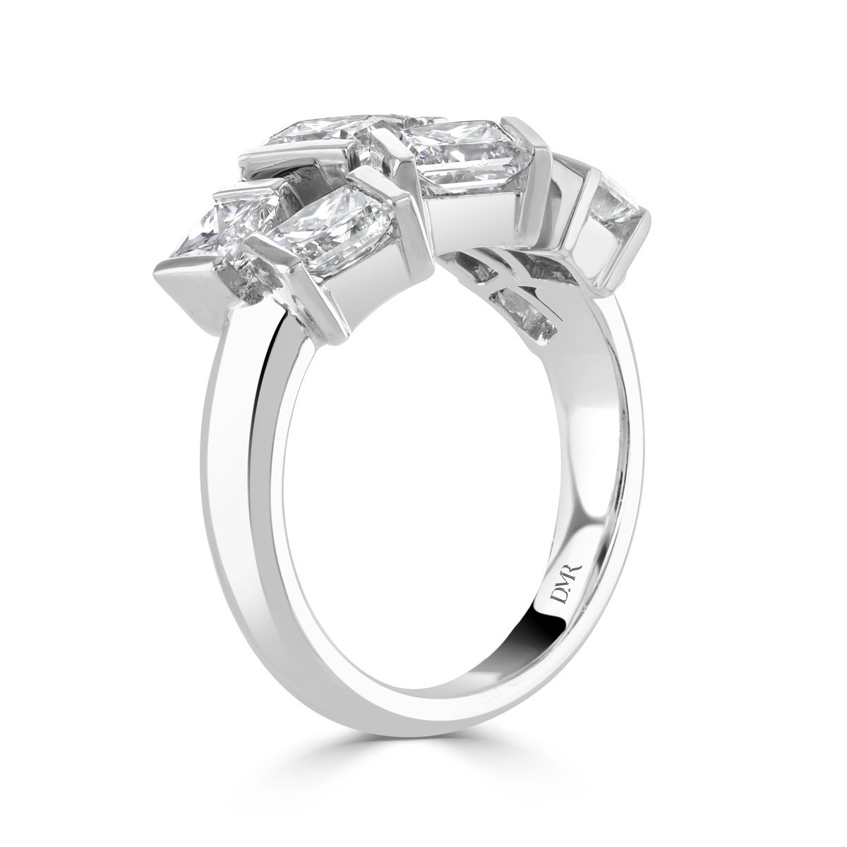 Hopscotch Platinum Princess Cut Diamond Ring