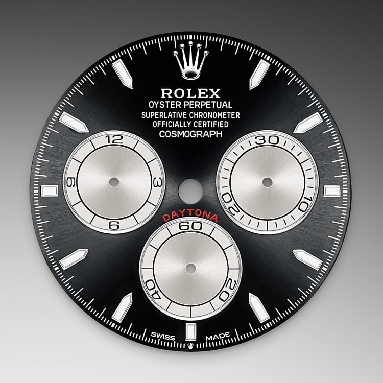 Rolex Cosmograph Daytona bright black and steel dial