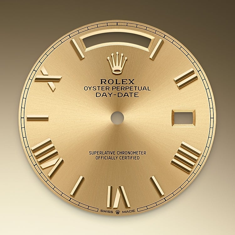 Rolex Day-Date 40 champagne-colour dial