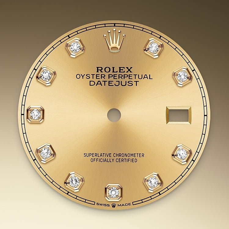 Rolex Datejust 36 champagne colour dial