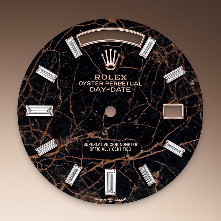 Rolex Day-Date 40 eisenkiesel dial