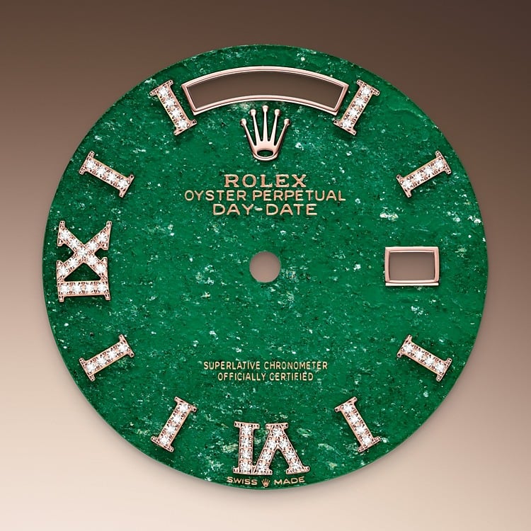 Rolex Day-Date 36 green aventurine dial