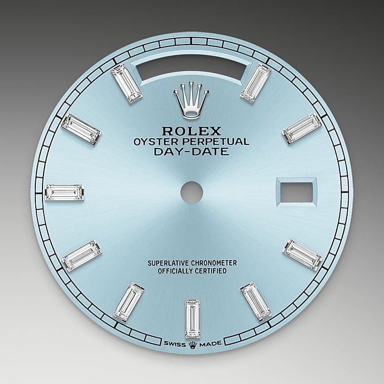 Rolex Day-Date 36 ice-blue dial