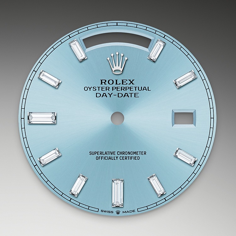 Rolex Day-Date 40 ice-blue dial