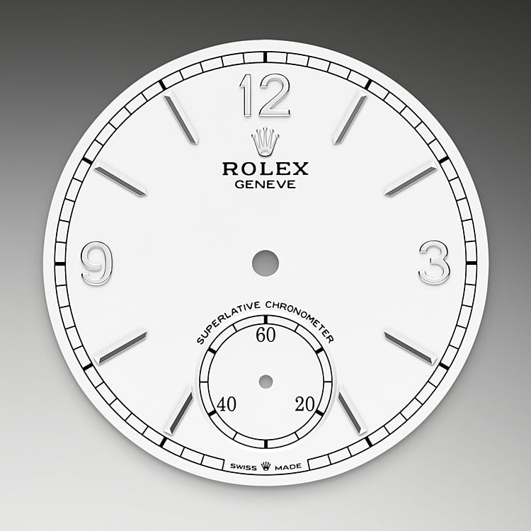 Rolex 1908 intense white dial
