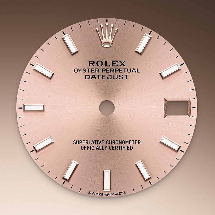 Rolex Datejust 31 rose-colour dial