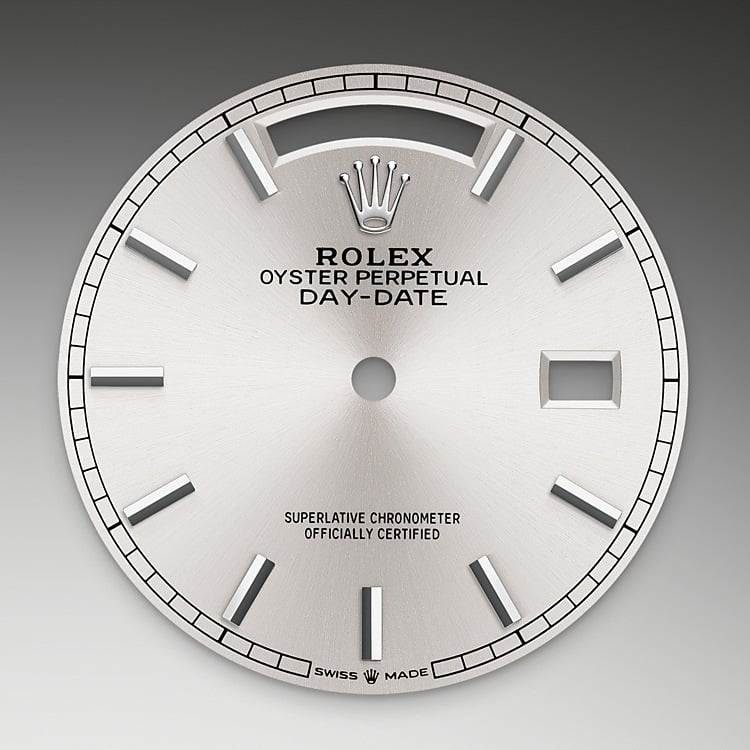 Rolex Day-Date 36 silve dial