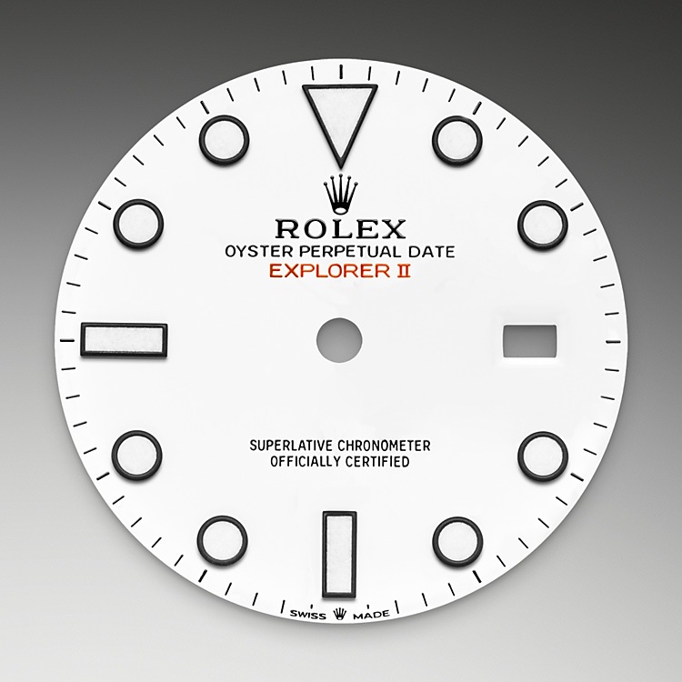 Rolex Explorer II 42 white dial